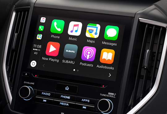 Apple CarPlay et Android Auto Forester